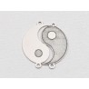 E1905 G Link Ag 925 Puzzle Yin/Yang, 20x19mm, 0.5mm - 1 buc