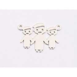 E1915 N Link Ag 925 Familie BTB 18.5x13mm, 0.6mm - 1 buc