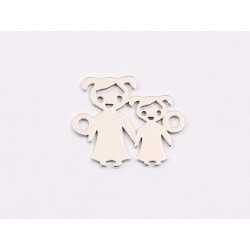 E1919 N Link Ag 925 Familie FF 14.5x12mm, 0.6mm - 1 buc