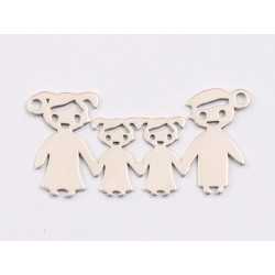 E1921 N Link Ag 925 Familie TFFM 26.5x13mm, 0.6mm - 1 buc