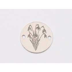 E1925 G Link Ag 925 "Ghiocei" 12mm- 1 buc