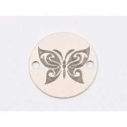 E1933 G Link Ag 925 "Fluture stilizat" 12mm- 1 buc