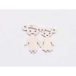 E1938 N Link Ag 925 Familie BF 13x15mm, 0.6mm - 1 buc