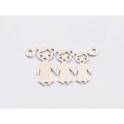 E1939 N Link Ag 925 Familie FFF 22.5x12.5mm, 0.6mm - 1 buc