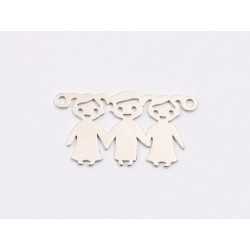 E1942 N Link Ag 925 Familie FBF 24x13mm, 0.6mm - 1 buc