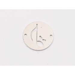 E1944 N Link Ag 925 "Nota muzicala" 13mm- 1 buc