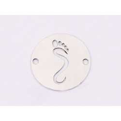 E1370-N-Link banut din argint Talpita, 12mm 0.4mm - 1 buc