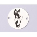 E0837-GS-Link argint 925 baby Bugs bunny 16.5mm 0.33mm 1 buc