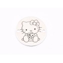 E1849 G Link Ag 925 Hello Kitty, 12mm, 0.3mm - 1 buc