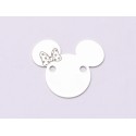 E1100-G-Decupaj Minnie Mouse personalizabil cu nume -19.5x16mm 0.33mm grosime-1buc