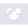 E1100-G-Decupaj Minnie Mouse personalizabil cu nume -19.5x16mm 0.33mm grosime-1buc