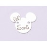 E1100-G-Decupaj Minnie Mouse personalizabil cu nume -19.5x16mm 0.33mm grosime-1buc