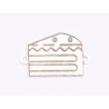 E1712 G Link Ag 925 Cake 11x18x0.3mm 1 buc