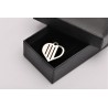 E0105-N-Pandantiv decupat argint 925 "Heart for engraving" 27x23mm 0.5mm