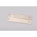 E0166-N-Link separabil cu inimioara 35x12mm argint 925