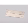 E0166-N-Link separabil cu inimioara 35x12mm argint 925