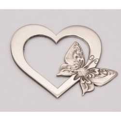 E0140-G-Inima-Fluturas decupat si gravat Charm pentru lant 15x18mm 1 buc