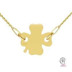 G1934 N Link Trifoi Argint 925 11,10MM, 0.33MM grosime-1 buc