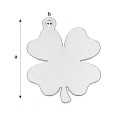 G1786-N-Charm trifoi 18mm grosime 0.4mm