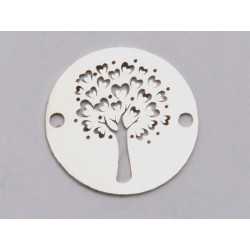 E1152-N-Link Banut din Argint 925 Copacel -1 buc E1152-N-Link Banut din Argint 925 Copacel -1 buc