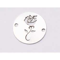 E1137 N Link banut din argint model floral 9, 12mm 0.5mm E1137 N Link banut din argint model floral 9, 12mm 0.5mm