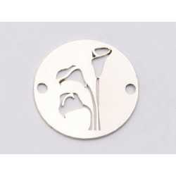 E1150-N-Link Banut Argint 925 model floral 12 - 1 buc E1150-N-Link Banut Argint 925 model floral 12 - 1 buc