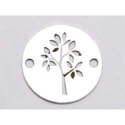 E1119 - N Link banut din argint model floral 3, 12mm 0.33mm E1119 - N Link banut din argint model floral 3, 12mm 0.33mm