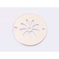 E1406-N-Link banut din argint floare stilizata model 3 -12mm 0.3mm - 1 buc E1406-N-Link banut din argint floare stilizata model 3 -12mm 0.3mm - 1 buc