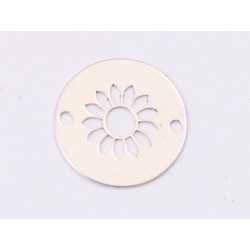 E1403-N-Link banut din argint margareta 12mm 0.3mm - 1 buc E1403-N-Link banut din argint margareta 12mm 0.3mm - 1 buc