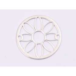 E1637 N Link Ag 925 "Floare abstracta" 16.5mm, 0.5mm 1 buc