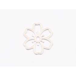 E1979 N Link Ag 925 Floare 14.5x15mm, 0.4mm - 1 buc