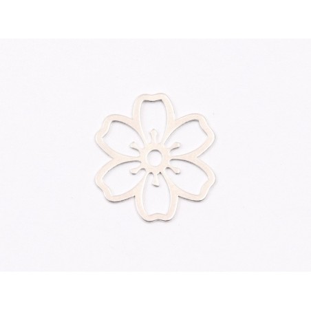 E1979 N Link Ag 925 Floare 14.5x15mm, 0.4mm - 1 buc