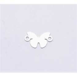 E0891-N-Link Fluture argint 925 15x10mm 0.4mm - 1buc E0891-N-Link Fluture argint 925 15x10mm 0.4mm - 1buc