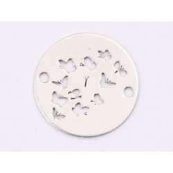 E1397-N-Link banut din argint fluturasi, 12mm 0.5mm - 1 buc E1397-N-Link banut din argint fluturasi, 12mm 0.5mm - 1 buc