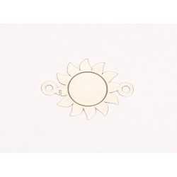 E0070-G-Link soare din argint 925 21x15-0,4mm-1 buc