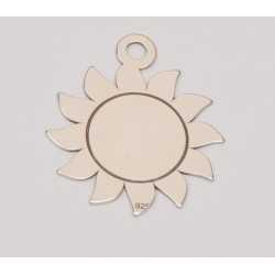 E0106-G-Pandantiv decupat argint 925 Soare 15x15mm 0.5mm