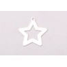 E0155-N-Charm steluta decupata argint 925 20x19mm 0.4mm grosime