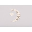 E0227-G-Semiluna cu inimioara I Love You to the Moon and Back 32mm x 23mm 0.4mm