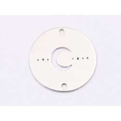 E1778 N Link Ag 925 Semiluna , 13mm, 0.5mm 1 buc