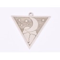 E1593 G Charm "Luna si stele" 24.5x24.5mm, 0.6mm 1 buc