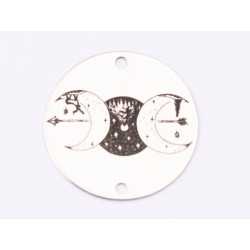 E1515 GS Link argint "The Moon" 16.5mm 0.3mm 1 buc