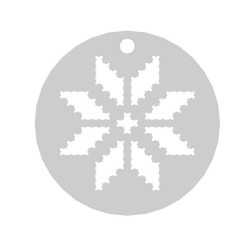 E0241 N Charm banut argint motive traditionale romanesti 22mm 0.33mm