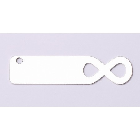 E0652-N Link tablita cu infinit 42*10mm 0.6mm grosime - bucata