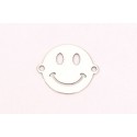 E0243-N-Link Smiley Face din Argint 925 dimensiuni 11x9x0.33mm-1buc