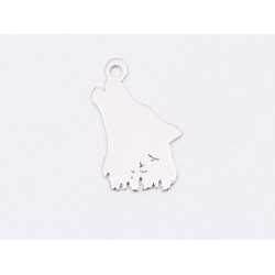 E1682 N Pandant Ag 925 "Lup" 11x17.5mm, 0.6mm 1 buc