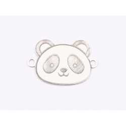 E1717 G Link Ag 925 Urs Panda 16.5x11x0.3mm 1 buc