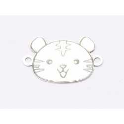 E1719 G Link Ag 925 Tigrisor 15.5x10x0.3mm 1 buc