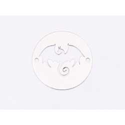 E1685 N Link Ag 925 "Dragon" 16.5mm, 0.3mm 1 buc