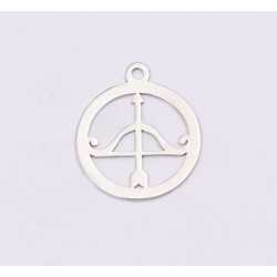 E1200-N-Charm Argint 925 Sagetator 13x15mm, 0.50mm