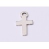 E0658-N- Charm cruciulita argint 12*6mm 0.6mm grosime 1 buc